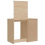Dressing table with LED lights Sonoma oak 90x42x132.5 cm by vidaXL, Bedroom Dressers - Ref: Foro24-834973, Price: 87,92 €, Di...