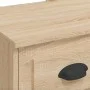 Dressing table with LED lights Sonoma oak 90x42x132.5 cm by vidaXL, Bedroom Dressers - Ref: Foro24-834973, Price: 86,88 €, Di...