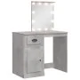 Dresser with concrete gray LED lights 90x42x132.5 cm by vidaXL, Bedroom Dressers - Ref: Foro24-834974, Price: 73,51 €, Discou...
