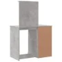 Dresser with concrete gray LED lights 90x42x132.5 cm by vidaXL, Bedroom Dressers - Ref: Foro24-834974, Price: 73,51 €, Discou...