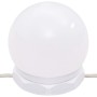 Schminktisch mit LED-Leuchten, geräucherte Eiche, 90 x 42 x 132,5 cm von vidaXL, Schlafzimmerkommoden - Ref: Foro24-834975, P...
