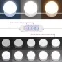 Tocador con luces LED roble marrón 90x42x132,5 cm de vidaXL, Tocadores para dormitorios - Ref: Foro24-834977, Precio: 103,00 ...