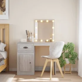 Dresser with LED lights in Sonoma gray 90x42x132.5 cm by vidaXL, Bedroom Dressers - Ref: Foro24-834976, Price: 84,28 €, Disco...