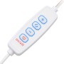 Tocador con luces LED gris Sonoma 90x42x132,5 cm de vidaXL, Tocadores para dormitorios - Ref: Foro24-834976, Precio: 85,08 €,...