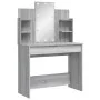 Schminktisch mit LED-Lichtern in Sonoma Grau 96x40x142 cm von vidaXL, Schlafzimmerkommoden - Ref: Foro24-837898, Preis: 100,7...