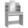 Tocador con luces LED gris Sonoma 96x40x142 cm de vidaXL, Tocadores para dormitorios - Ref: Foro24-837898, Precio: 105,71 €, ...