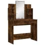 Dressing table with LED lights smoked oak 96x40x142 cm by vidaXL, Bedroom Dressers - Ref: Foro24-837897, Price: 85,34 €, Disc...