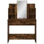 Dressing table with LED lights smoked oak 96x40x142 cm by vidaXL, Bedroom Dressers - Ref: Foro24-837897, Price: 85,34 €, Disc...