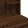 Dressing table with LED lights brown oak 96x40x142 cm by vidaXL, Bedroom Dressers - Ref: Foro24-837899, Price: 93,61 €, Disco...