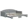 Sofá cama nido tela gris claro 100x200 cm de vidaXL, Camas y somieres - Ref: Foro24-3197535, Precio: 265,58 €, Descuento: %