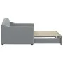 Ausziehbares Schlafsofa aus hellgrauem Stoff, 80 x 200 cm von vidaXL, Betten und Lattenroste - Ref: Foro24-3197525, Preis: 24...