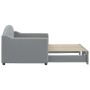 Sofá cama nido tela gris claro 80x200 cm de vidaXL, Camas y somieres - Ref: Foro24-3197525, Precio: 252,08 €