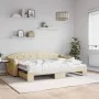 Sofá cama nido tela crema 80x200 cm de vidaXL, Camas y somieres - Ref: Foro24-3197529, Precio: 248,79 €, Descuento: %