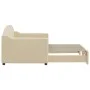 Sofá cama nido tela crema 80x200 cm de vidaXL, Camas y somieres - Ref: Foro24-3197529, Precio: 248,79 €, Descuento: %