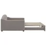 Ausziehbares Schlafsofa, taupegrauer Stoff, 100 x 200 cm von vidaXL, Betten und Lattenroste - Ref: Foro24-3197538, Preis: 266...