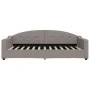Ausziehbares Schlafsofa, taupegrauer Stoff, 100 x 200 cm von vidaXL, Betten und Lattenroste - Ref: Foro24-3197538, Preis: 266...