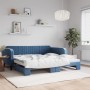 Sofá cama nido terciopelo azul 100x200 cm de vidaXL, Camas y somieres - Ref: Foro24-3197069, Precio: 271,45 €