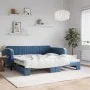Sofá cama nido terciopelo azul 100x200 cm de vidaXL, Camas y somieres - Ref: Foro24-3197069, Precio: 257,81 €, Descuento: %