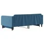 Sofá cama nido terciopelo azul 100x200 cm de vidaXL, Camas y somieres - Ref: Foro24-3197069, Precio: 257,81 €, Descuento: %