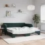 Sofá cama nido terciopelo verde oscuro 100x200 cm de vidaXL, Camas y somieres - Ref: Foro24-3197072, Precio: 251,21 €, Descue...