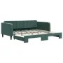Sofá cama nido terciopelo verde oscuro 100x200 cm de vidaXL, Camas y somieres - Ref: Foro24-3197072, Precio: 251,21 €, Descue...