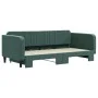 Sofá cama nido terciopelo verde oscuro 100x200 cm de vidaXL, Camas y somieres - Ref: Foro24-3197072, Precio: 251,21 €, Descue...