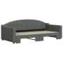 Sofá cama nido tela gris oscuro 90x190 cm de vidaXL, Camas y somieres - Ref: Foro24-3197541, Precio: 241,99 €, Descuento: %