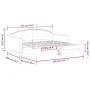 Sofá cama nido tela gris oscuro 90x190 cm de vidaXL, Camas y somieres - Ref: Foro24-3197541, Precio: 241,99 €, Descuento: %