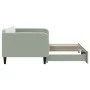 Sofá cama nido terciopelo gris claro 90x190 cm de vidaXL, Camas y somieres - Ref: Foro24-3197076, Precio: 237,47 €, Descuento: %