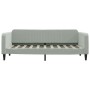 Light gray velvet trundle sofa bed 90x190 cm by vidaXL, Beds and slatted bases - Ref: Foro24-3197076, Price: 241,13 €, Discou...