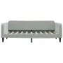 Sofá cama nido terciopelo gris claro 90x190 cm de vidaXL, Camas y somieres - Ref: Foro24-3197076, Precio: 237,47 €, Descuento: %