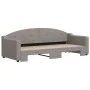 Trundle sofa bed taupe gray fabric 80x200 cm by vidaXL, Beds and slatted bases - Ref: Foro24-3197528, Price: 248,79 €, Discou...