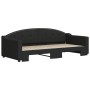 Black fabric trundle sofa bed 90x200 cm by vidaXL, Beds and slatted bases - Ref: Foro24-3197532, Price: 258,94 €, Discount: %