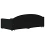 Sofá cama nido tela negro 90x200 cm de vidaXL, Camas y somieres - Ref: Foro24-3197532, Precio: 254,83 €, Descuento: %