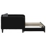 Sofá cama nido terciopelo negro 90x190 cm de vidaXL, Camas y somieres - Ref: Foro24-3197078, Precio: 241,55 €, Descuento: %