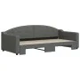 Sofá cama nido tela gris oscuro 90x200 cm de vidaXL, Camas y somieres - Ref: Foro24-3197531, Precio: 254,62 €, Descuento: %