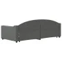 Sofá cama nido tela gris oscuro 90x200 cm de vidaXL, Camas y somieres - Ref: Foro24-3197531, Precio: 254,62 €, Descuento: %