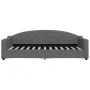 Sofá cama nido tela gris oscuro 90x200 cm de vidaXL, Camas y somieres - Ref: Foro24-3197531, Precio: 254,62 €, Descuento: %