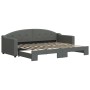 Sofá cama nido tela gris oscuro 80x200 cm de vidaXL, Camas y somieres - Ref: Foro24-3197526, Precio: 252,08 €, Descuento: %