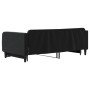 Sofá cama nido terciopelo negro 100x200 cm de vidaXL, Camas y somieres - Ref: Foro24-3197074, Precio: 270,28 €, Descuento: %