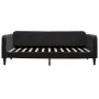 Black velvet trundle sofa bed 100x200 cm by vidaXL, Beds and slatted bases - Ref: Foro24-3197074, Price: 265,04 €, Discount: %