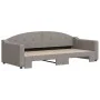 Ausziehbares Schlafsofa, taupegrauer Stoff, 90 x 200 cm von vidaXL, Betten und Lattenroste - Ref: Foro24-3197533, Preis: 255,...