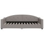 Ausziehbares Schlafsofa, taupegrauer Stoff, 90 x 200 cm von vidaXL, Betten und Lattenroste - Ref: Foro24-3197533, Preis: 255,...