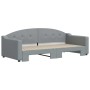 Sofá cama nido tela gris claro 90x200 cm de vidaXL, Camas y somieres - Ref: Foro24-3197530, Precio: 255,85 €, Descuento: %