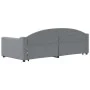Sofá cama nido tela gris claro 90x200 cm de vidaXL, Camas y somieres - Ref: Foro24-3197530, Precio: 255,43 €, Descuento: %