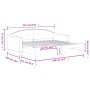 Sofá cama nido tela gris claro 90x200 cm de vidaXL, Camas y somieres - Ref: Foro24-3197530, Precio: 255,85 €, Descuento: %