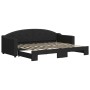 Sofá cama nido tela negro 80x200 cm de vidaXL, Camas y somieres - Ref: Foro24-3197527, Precio: 252,61 €