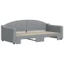 Sofá cama nido tela gris claro 90x190 cm de vidaXL, Camas y somieres - Ref: Foro24-3197540, Precio: 243,77 €, Descuento: %