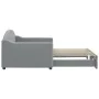 Sofá cama nido tela gris claro 90x190 cm de vidaXL, Camas y somieres - Ref: Foro24-3197540, Precio: 243,77 €, Descuento: %