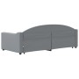 Ausziehbares Schlafsofa aus hellgrauem Stoff, 90 x 190 cm von vidaXL, Betten und Lattenroste - Ref: Foro24-3197540, Preis: 24...